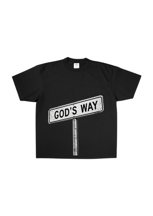 "GOD'S WAY" HEAVYWEIGHT TEE